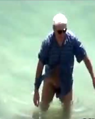 Old Couple Fucking Outside At The Beach