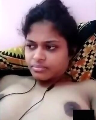 Today Exclusive- Cute Desi Girl Showing Boobs...