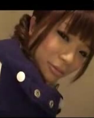 Schoolgirl In Uniform Jerking Cock With Pantys Ass Rubbed With Cock From Behind Cum To Ass In The Toilette